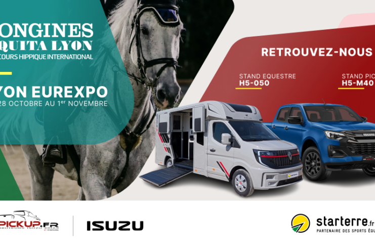 Equita Lyon 2026 : Rendez-vous sur le stand ISUZU Midi France !