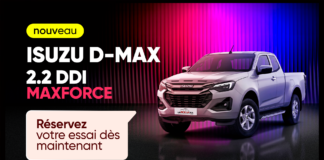 Isuzu D-Max 2026 : le nouveau pick-up Isuzu évolue avec le moteur 2.2 Ddi MaxForce