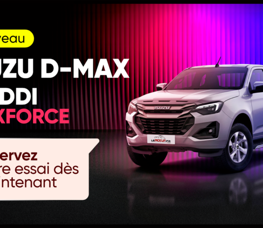 Isuzu D-Max 2026 : le nouveau pick-up Isuzu évolue avec le moteur 2.2 Ddi MaxForce