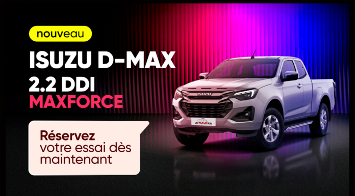 Isuzu D-Max 2026 : le nouveau pick-up Isuzu évolue avec le moteur 2.2 Ddi MaxForce