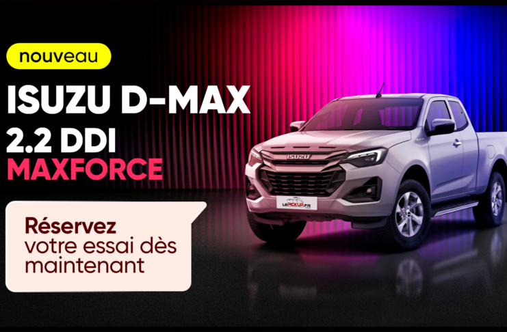 Isuzu D-Max 2026 : le nouveau pick-up Isuzu évolue avec le moteur 2.2 Ddi MaxForce